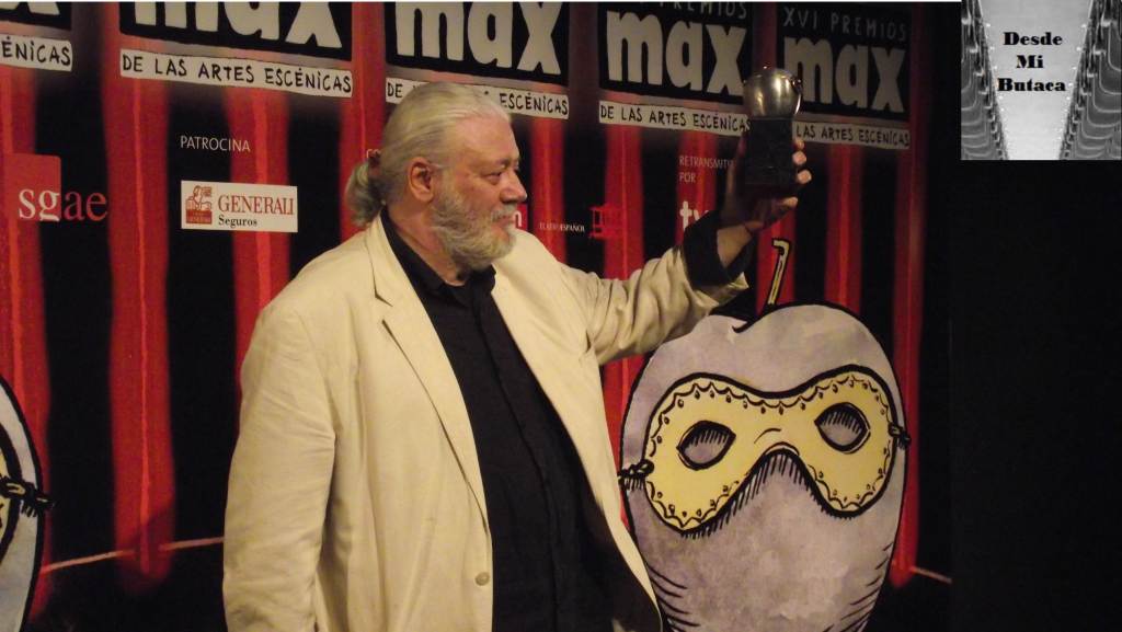 Un 'victorioso' Mario Gas antes de hacer suyo a Julio César.