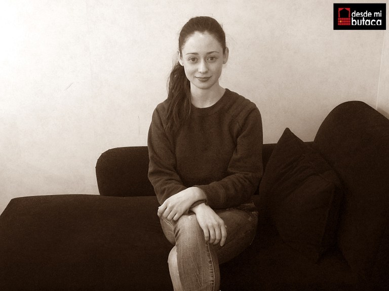 La actriz en su camerino del Teatro María Guerrero