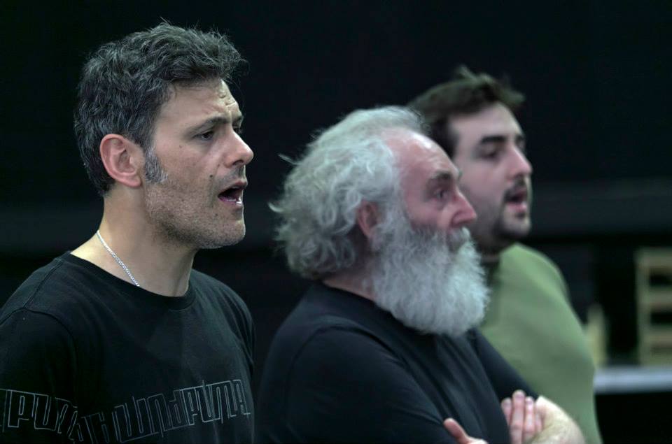 Un momento de los ensayos en una foto de Antonio Castro. 