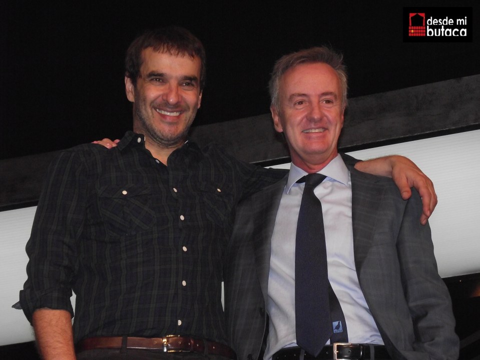 Los actores en la presentación de "El crédito", a la que no faltó DESDE MI BUTACA.