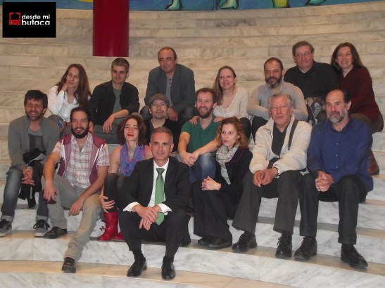 El elenco de "La verdad sospechoso" en Santander, la última plaza de la gira española.