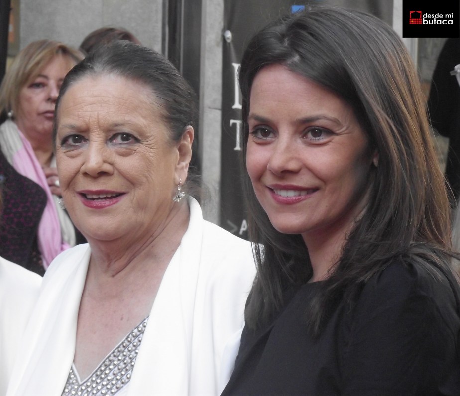 Junto a Terele Pávez en el Festival de Cortometrajes de Torrelavega.