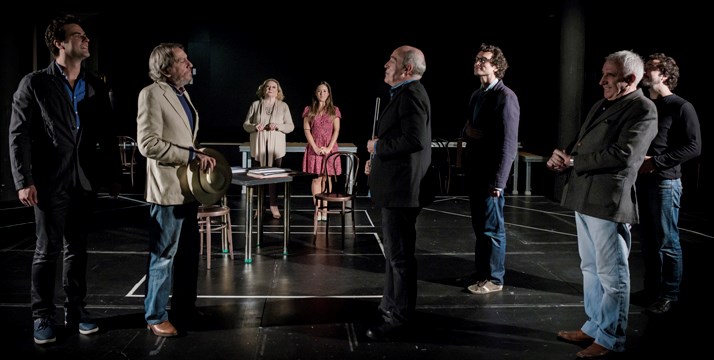 Un momento de los ensayos de