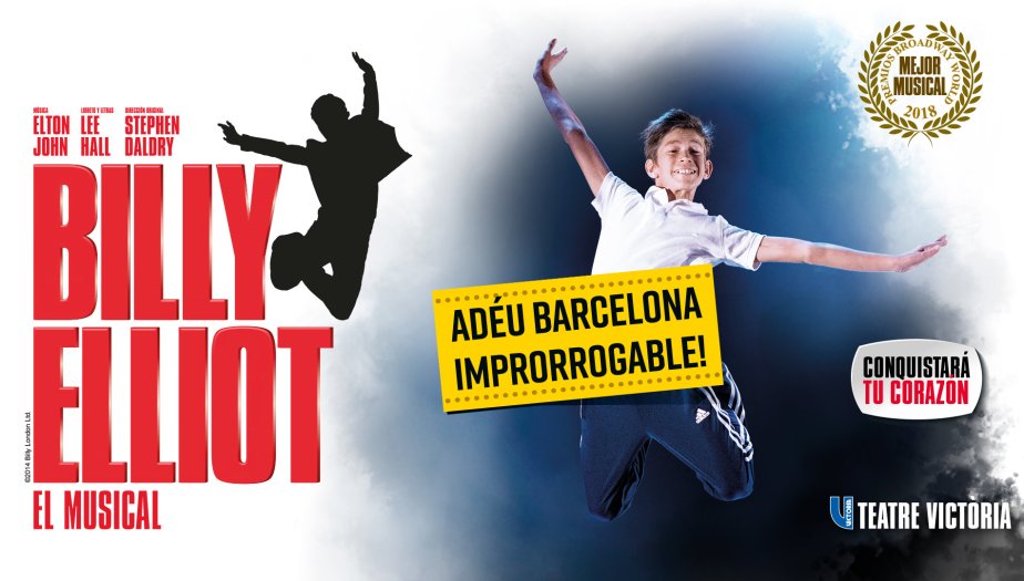 «Billy Elliot, el musical»echa el telón en Barcelona el 22 de&nbsp;mayo